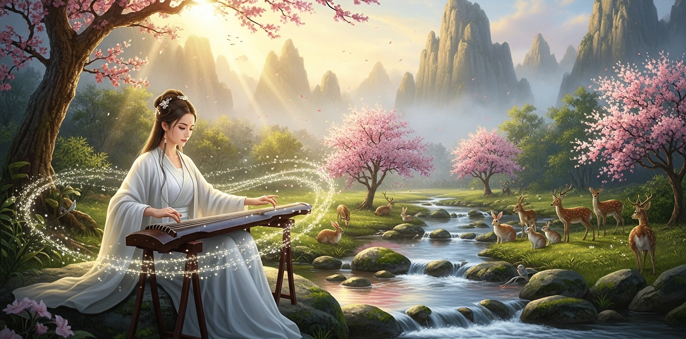 kuan yin plays music