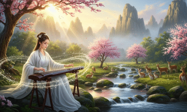 kuan yin plays music
