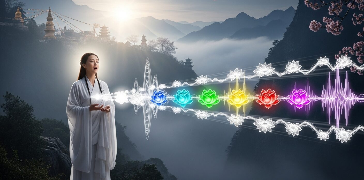 Princess Miao Shan Singing Mantra Landscape