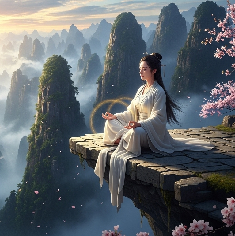 Princess Miao Shan Mountain Meditation 700px