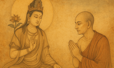 Avalokiteśvara und Śāriputra