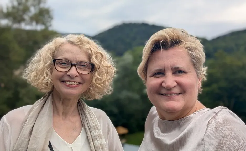 Natascha_und_Andrea am Kuan Yin Abend