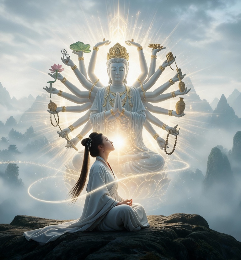 Kuan yin mit 1000 armen