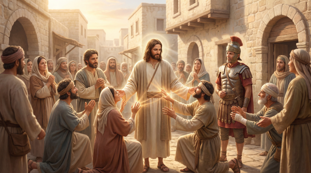Jesus Healing in Capernaum