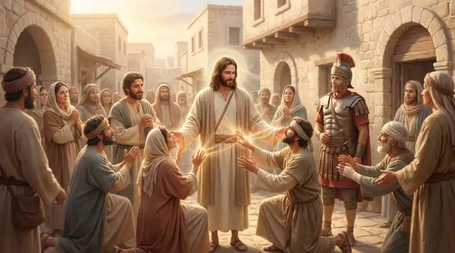 Jesus Healing in Capernaum