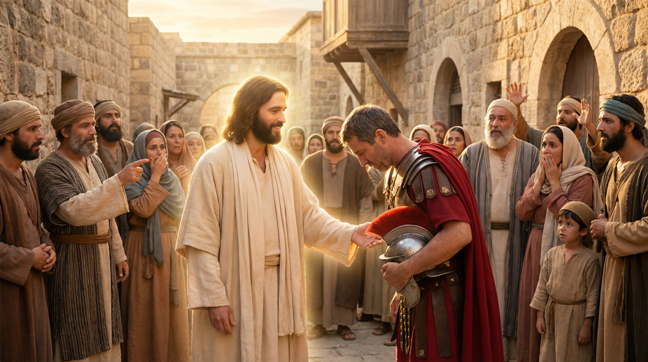 Jesus and Centurion